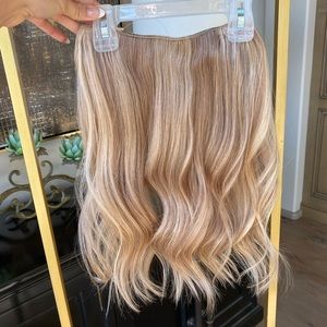 16" HALO EXTENSION Light ash blonde 100% remy hair